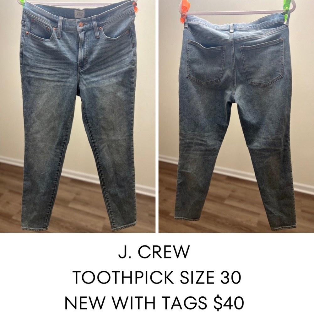 J. Crew Toothpick Denim